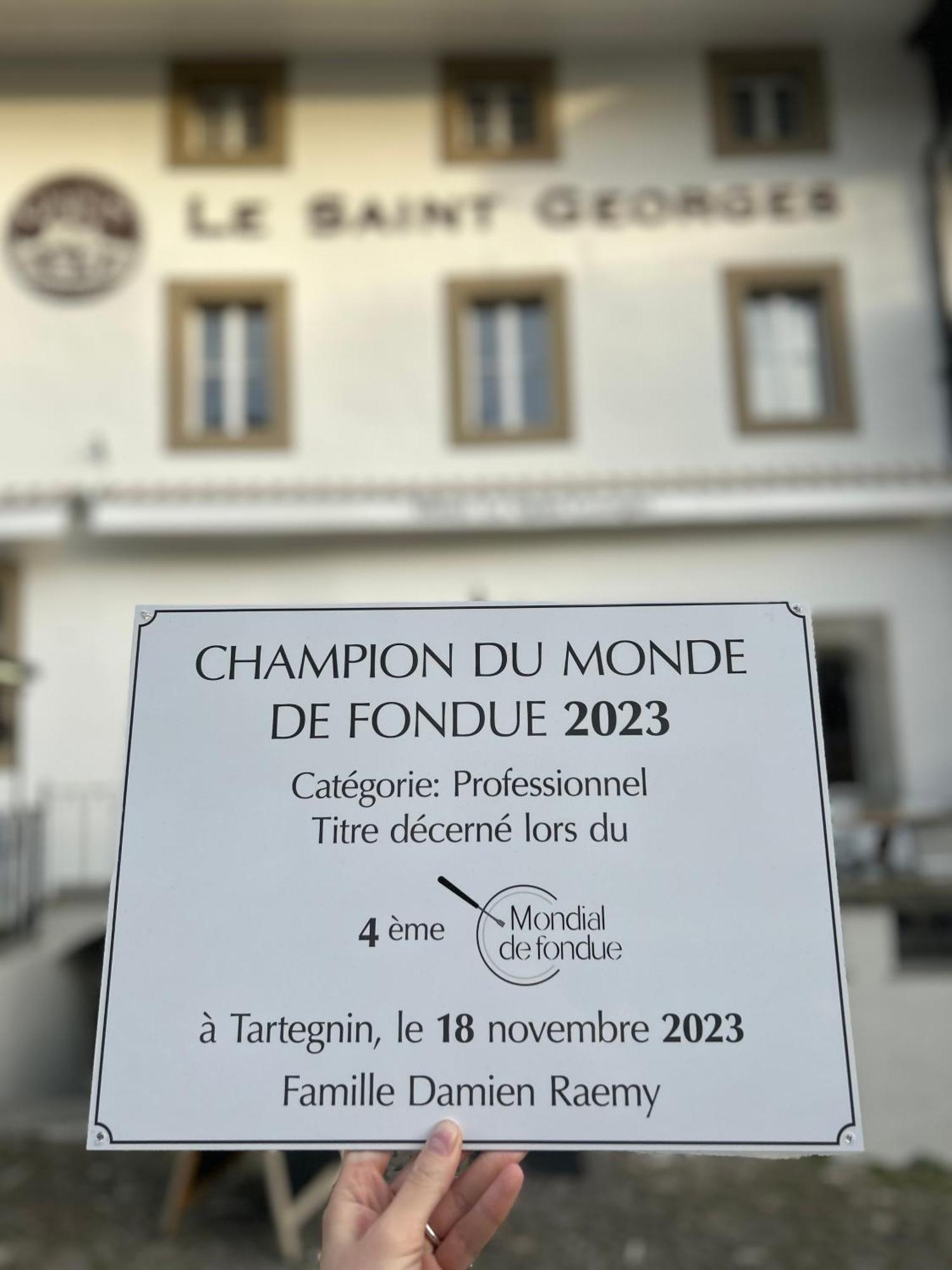 Le Saint Georges Hotell Gruyeres Eksteriør bilde