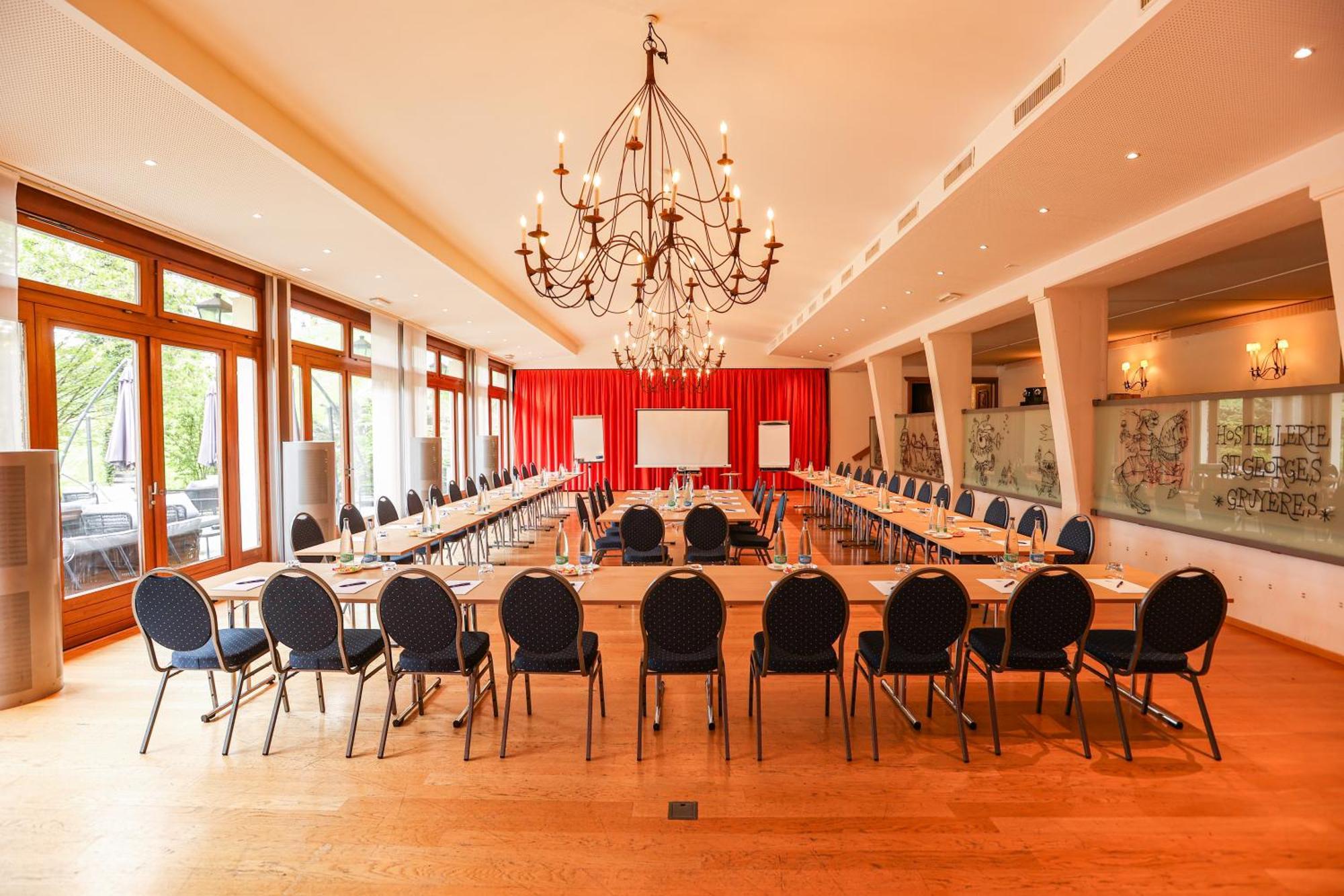 Le Saint Georges Hotell Gruyeres Eksteriør bilde