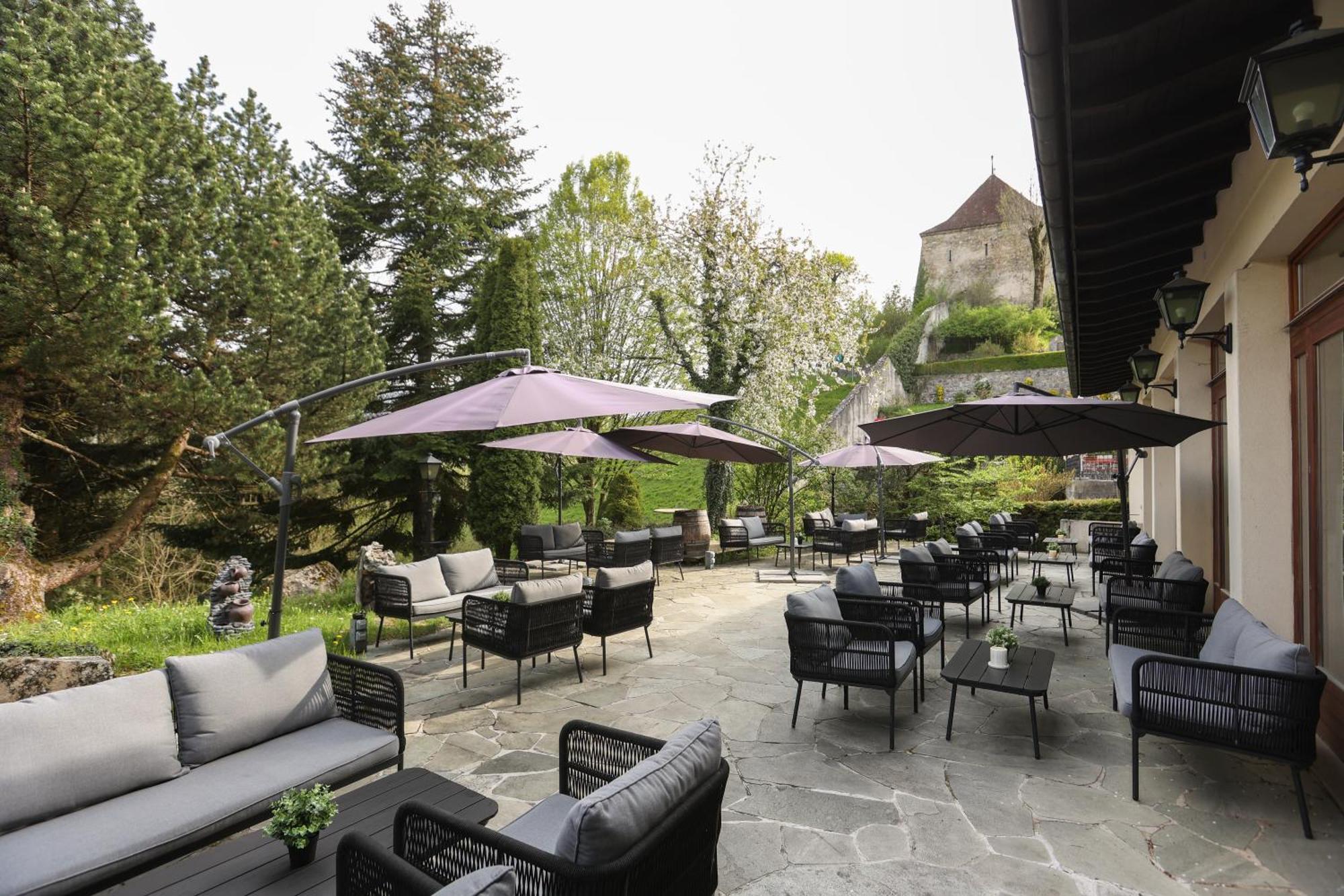 Le Saint Georges Hotell Gruyeres Eksteriør bilde