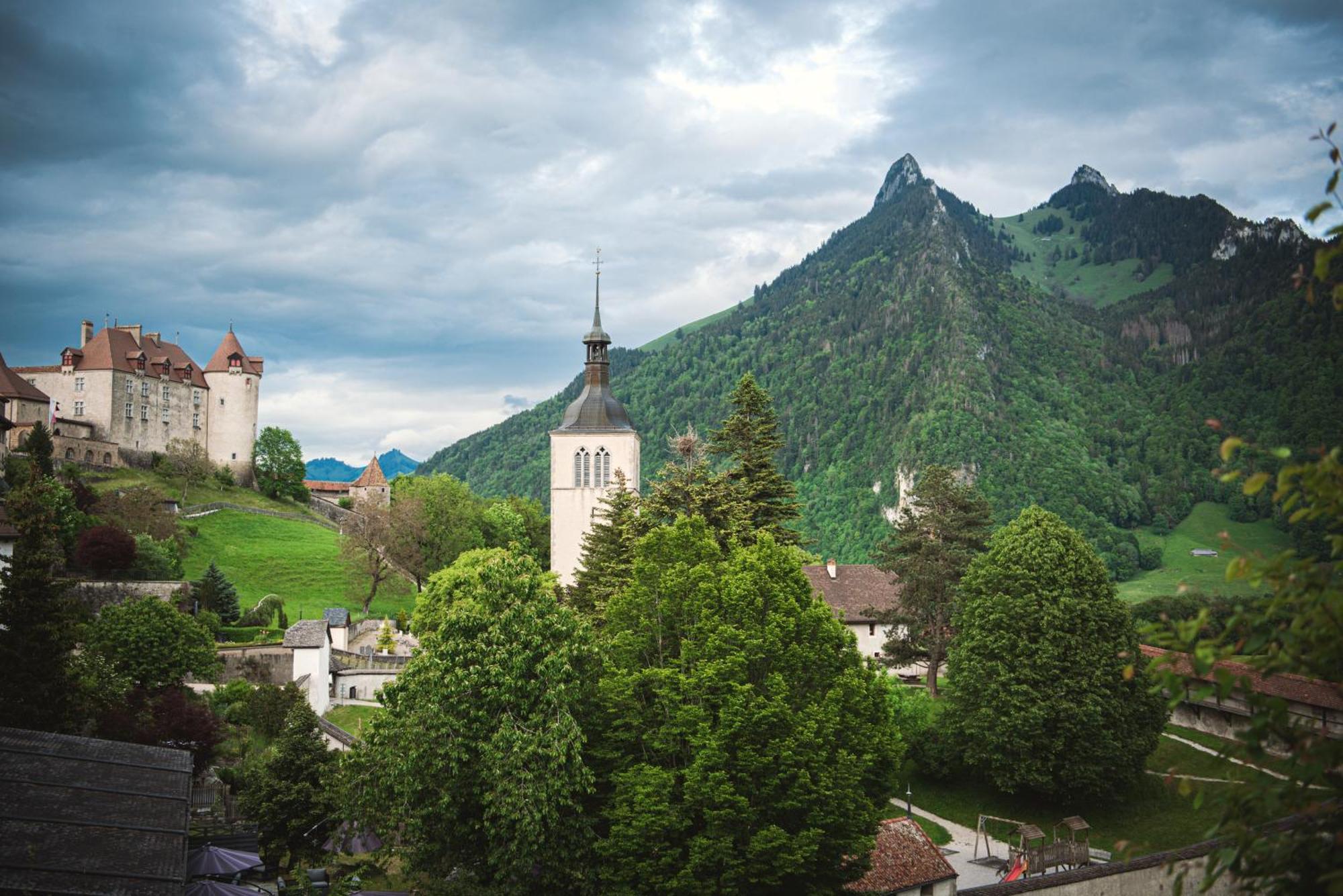 Le Saint Georges Hotell Gruyeres Eksteriør bilde