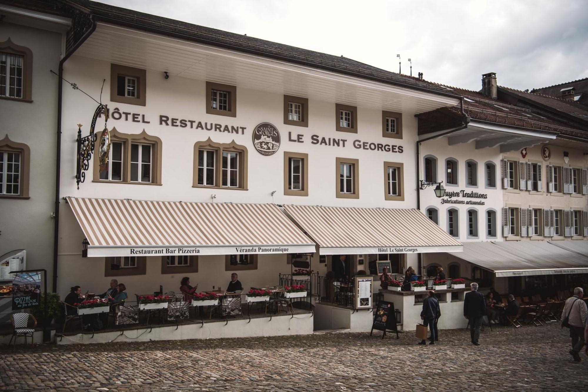 Le Saint Georges Hotell Gruyeres Eksteriør bilde
