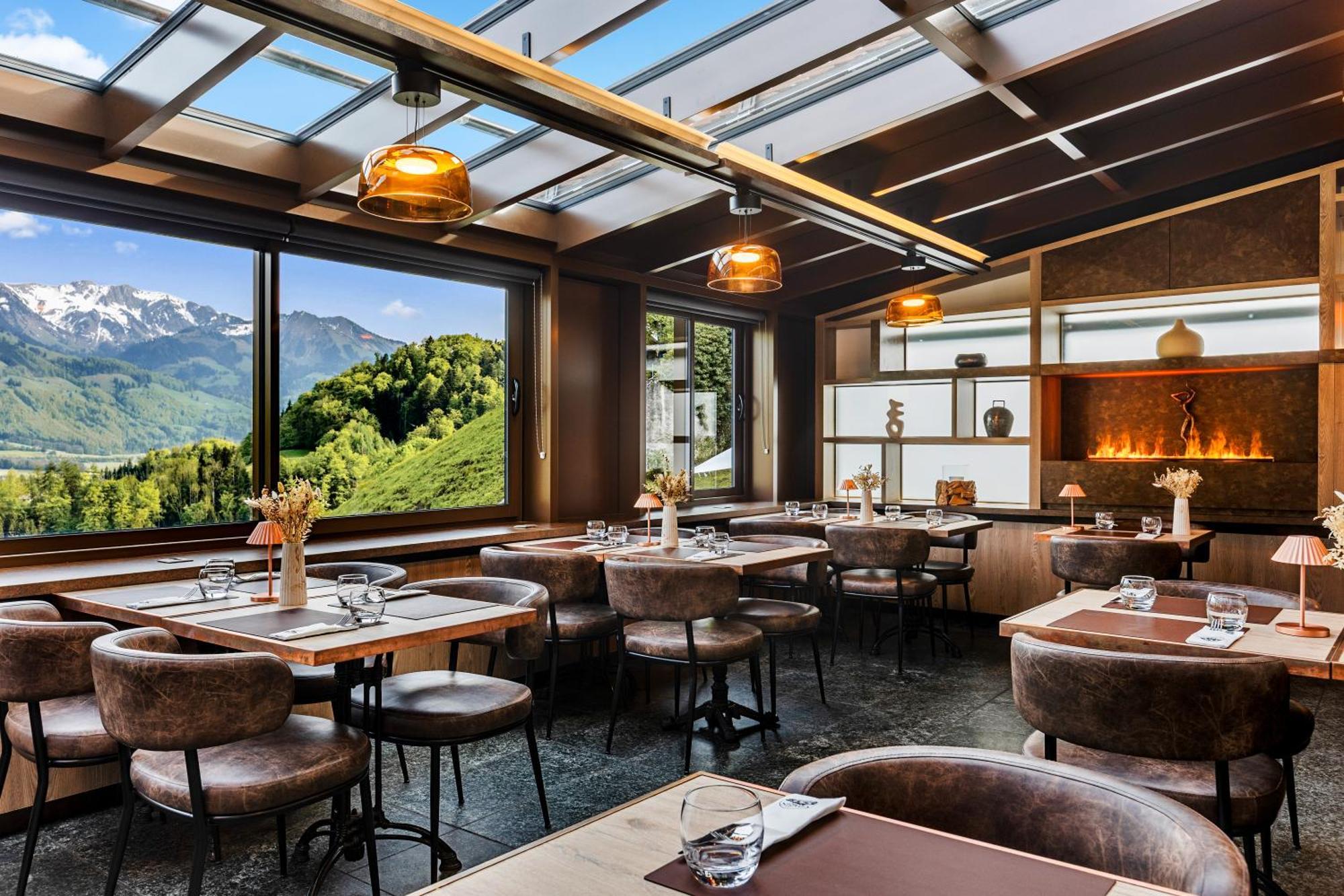 Le Saint Georges Hotell Gruyeres Eksteriør bilde