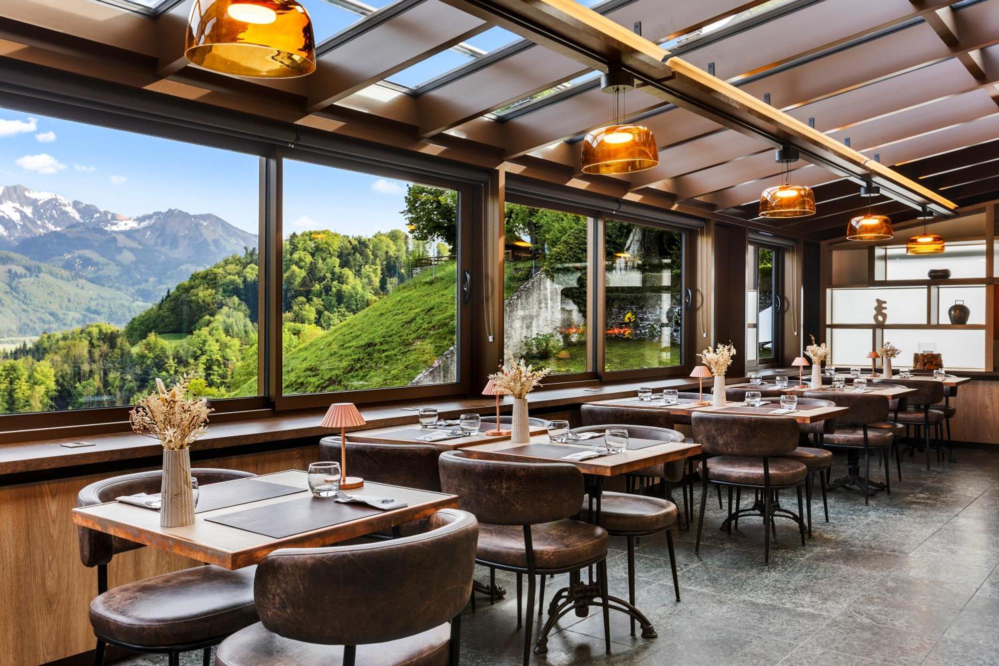 Le Saint Georges Hotell Gruyeres Eksteriør bilde